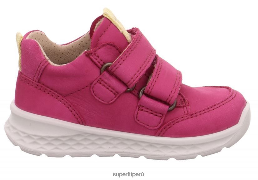 educación física Superfit bebés brisa - zapatillas bajas con cierre de velcro rosa/amarillo V06L24363 zapatillas bajas