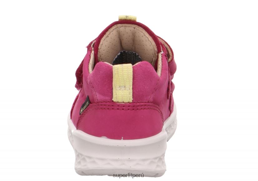educación física Superfit bebés brisa - zapatillas bajas con cierre de velcro rosa/amarillo V06L24363 zapatillas bajas