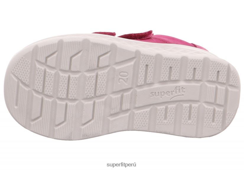 educación física Superfit bebés brisa - zapatillas bajas con cierre de velcro rosa/amarillo V06L24363 zapatillas bajas