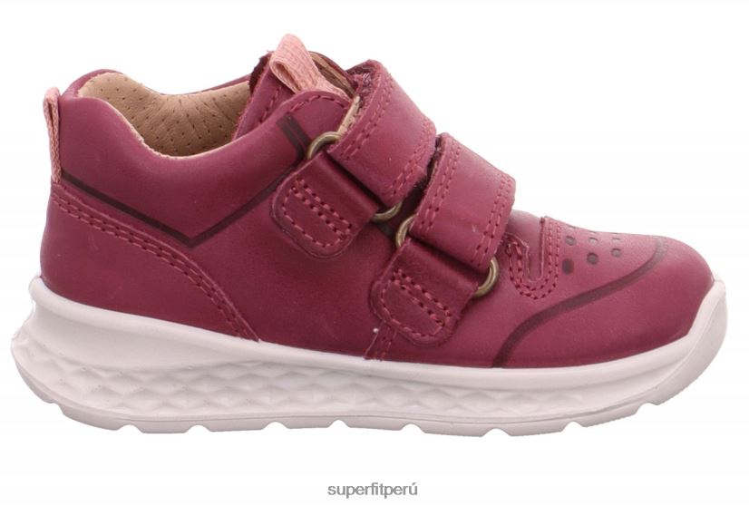 educación física Superfit bebés brisa - zapatillas bajas con cierre de velcro rosa/naranja V06L24296 zapatillas bajas