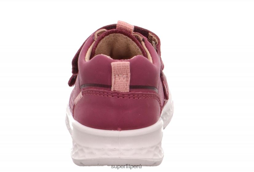 educación física Superfit bebés brisa - zapatillas bajas con cierre de velcro rosa/naranja V06L24296 zapatillas bajas