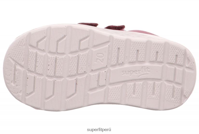 educación física Superfit bebés brisa - zapatillas bajas con cierre de velcro rosa/naranja V06L24296 zapatillas bajas