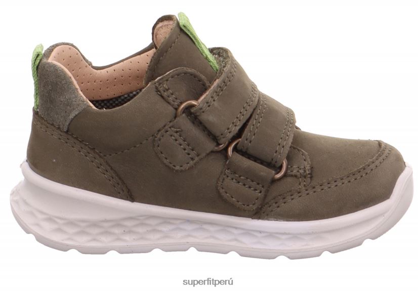 educación física Superfit bebés brisa - zapatillas bajas con cierre de velcro verde V06L24369 zapatillas bajas