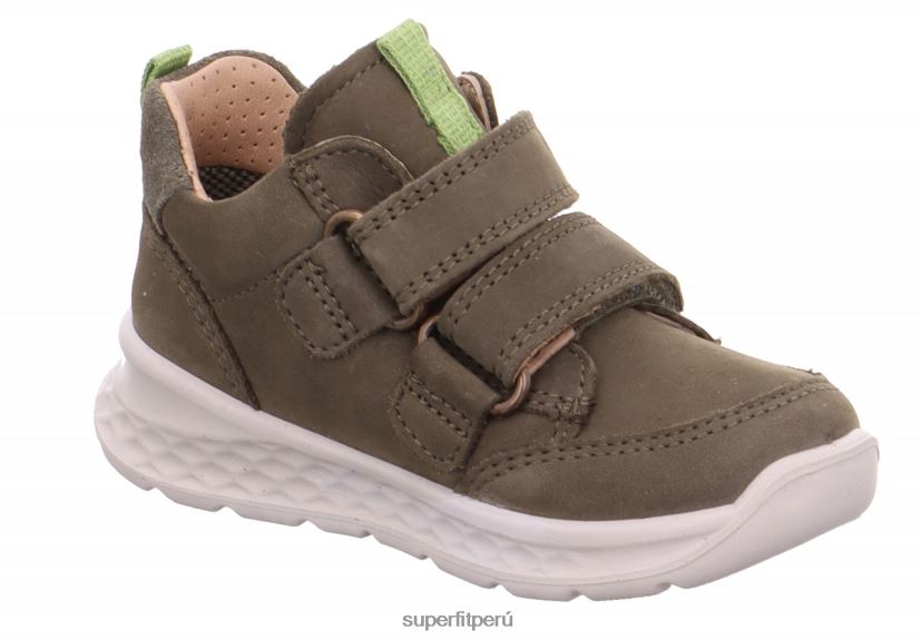 educación física Superfit bebés brisa - zapatillas bajas con cierre de velcro verde V06L24369 zapatillas bajas