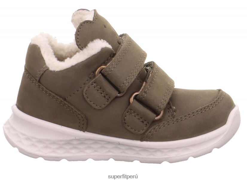 educación física Superfit bebés brisa - zapatillas bajas con cierre de velcro verde V06L24424 zapatillas bajas