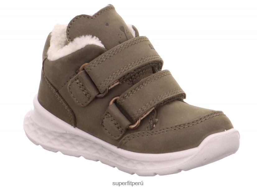 educación física Superfit bebés brisa - zapatillas bajas con cierre de velcro verde V06L24424 zapatillas bajas