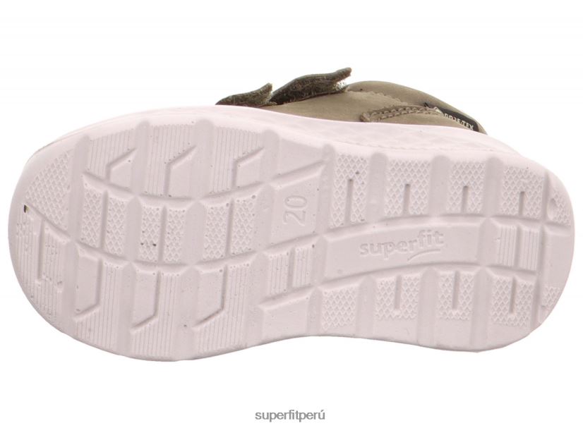 educación física Superfit bebés brisa - zapatillas bajas con cierre de velcro verde V06L24424 zapatillas bajas