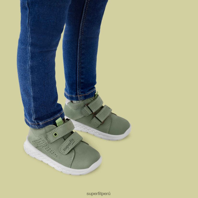 educación física Superfit bebés brisa - zapatillas bajas con cierre de velcro verde claro V06L24264 zapatillas bajas