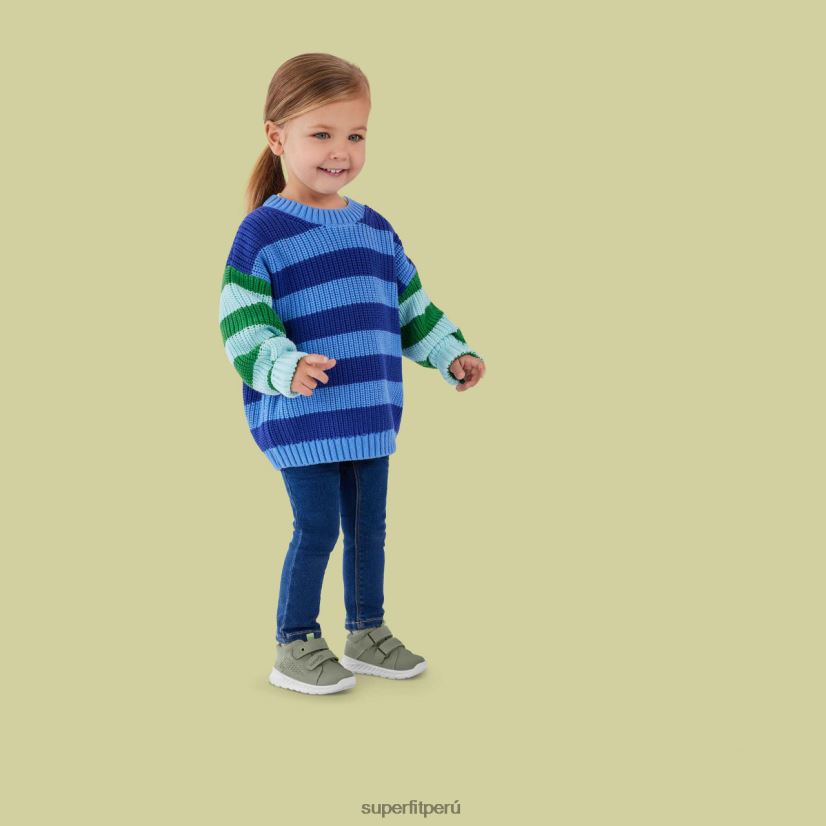 educación física Superfit bebés brisa - zapatillas bajas con cierre de velcro verde claro V06L24264 zapatillas bajas