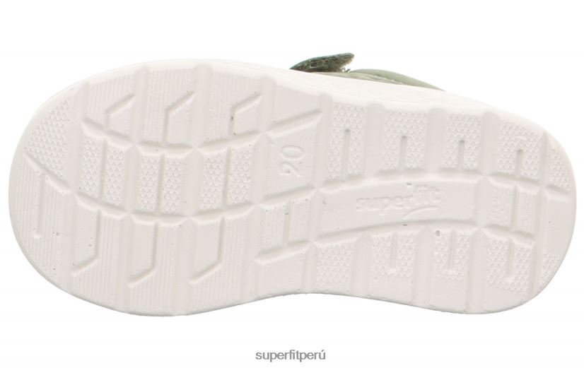educación física Superfit bebés brisa - zapatillas bajas con cierre de velcro verde claro V06L24330 zapatillas bajas