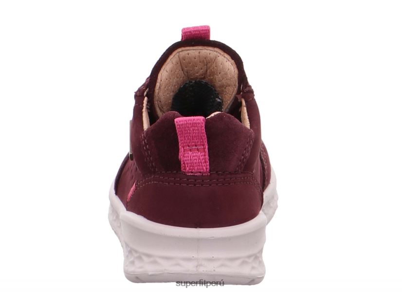 educación física Superfit bebés brisa - zapatillas bajas con cordones Rosa rojo V06L24428 zapatillas bajas