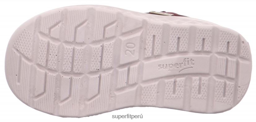 educación física Superfit bebés brisa - zapatillas bajas con cordones Rosa rojo V06L24428 zapatillas bajas