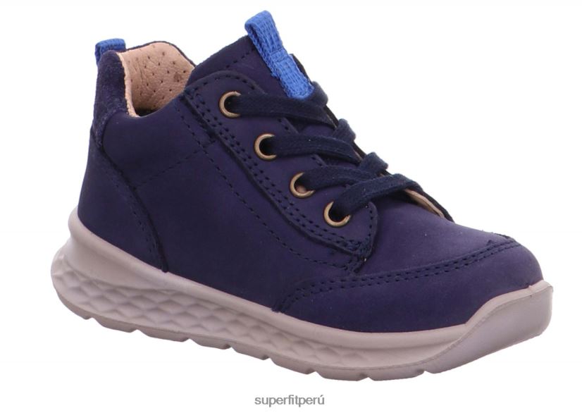 educación física Superfit bebés brisa - zapatillas bajas con cordones azul V06L24397 zapatillas bajas