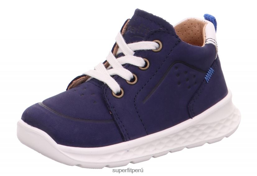 educación física Superfit bebés brisa - zapatillas bajas con cordones azul/azul claro V06L24253 zapatillas bajas