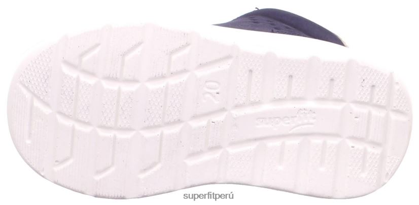 educación física Superfit bebés brisa - zapatillas bajas con cordones azul/azul claro V06L24253 zapatillas bajas