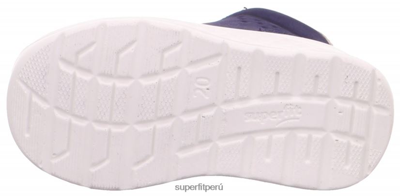educación física Superfit bebés brisa - zapatillas bajas con cordones azul/azul claro V06L24253 zapatillas bajas