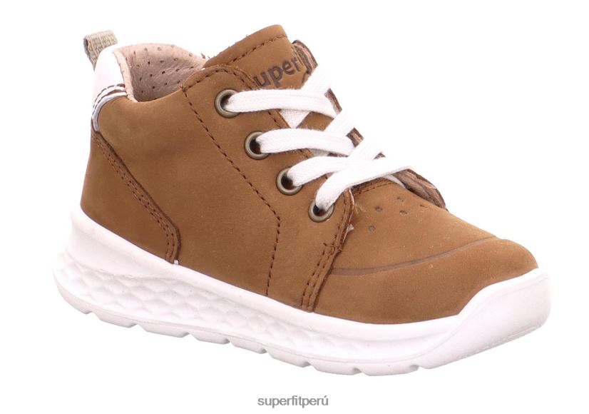educación física Superfit bebés brisa - zapatillas bajas con cordones marrón/beige V06L24295 zapatillas bajas