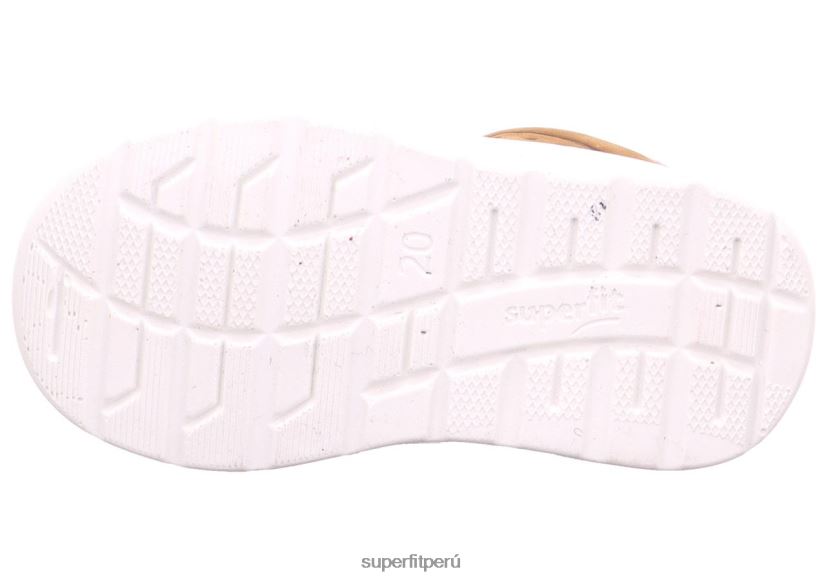 educación física Superfit bebés brisa - zapatillas bajas con cordones marrón/beige V06L24295 zapatillas bajas