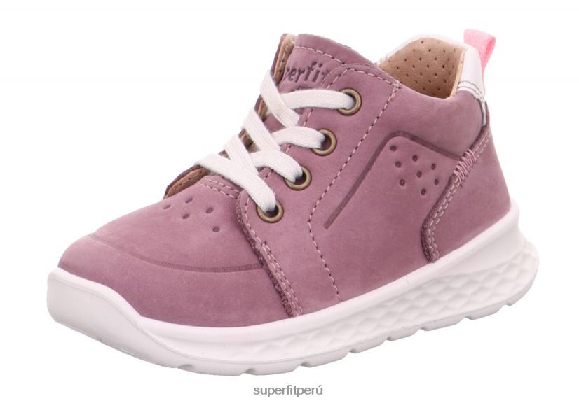 educación física Superfit bebés brisa - zapatillas bajas con cordones morado/rosa V06L24284 zapatillas bajas