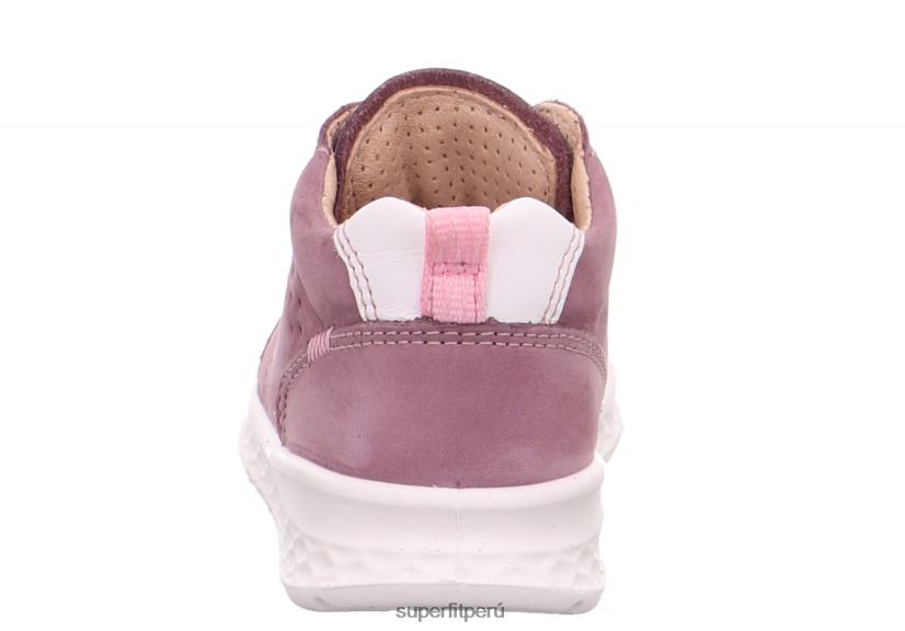 educación física Superfit bebés brisa - zapatillas bajas con cordones morado/rosa V06L24284 zapatillas bajas
