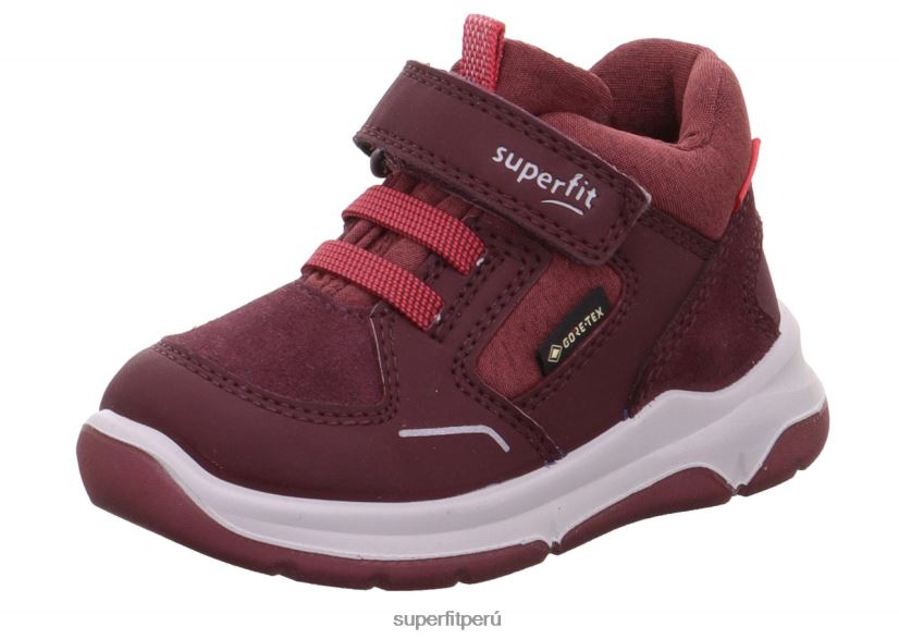educación física Superfit bebés cooper - zapatillas bajas con cierre de velcro Rosa rojo V06L24392 zapatillas bajas