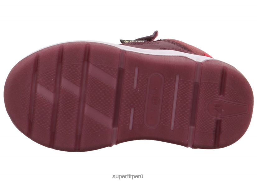 educación física Superfit bebés cooper - zapatillas bajas con cierre de velcro Rosa rojo V06L24392 zapatillas bajas