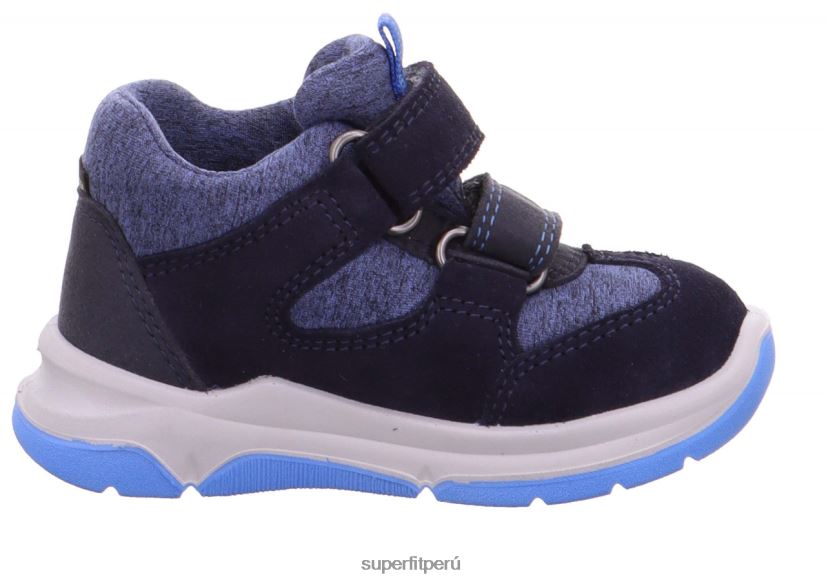 educación física Superfit bebés cooper - zapatillas bajas con cierre de velcro azul/azul claro V06L24385 zapatillas bajas