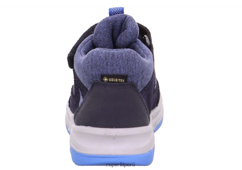 educación física Superfit bebés cooper - zapatillas bajas con cierre de velcro azul/azul claro V06L24385 zapatillas bajas