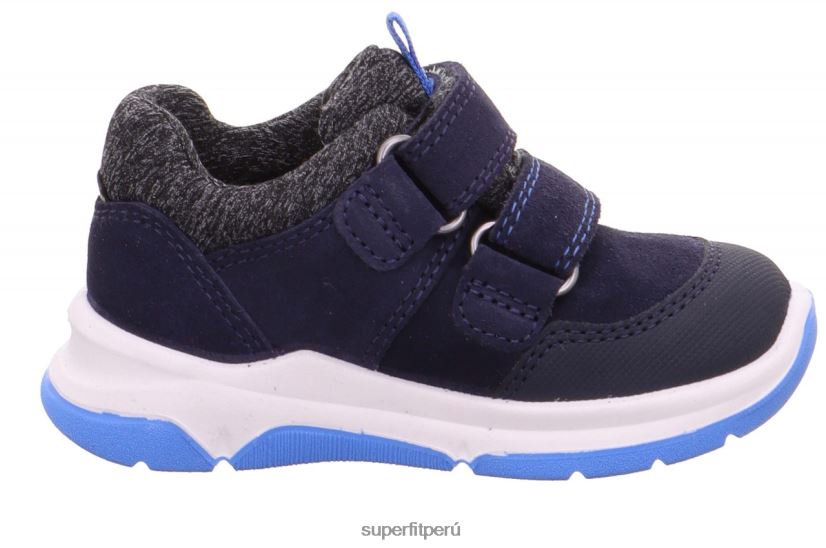 educación física Superfit bebés cooper - zapatillas bajas con cierre de velcro azul/azul claro V06L24427 zapatillas bajas