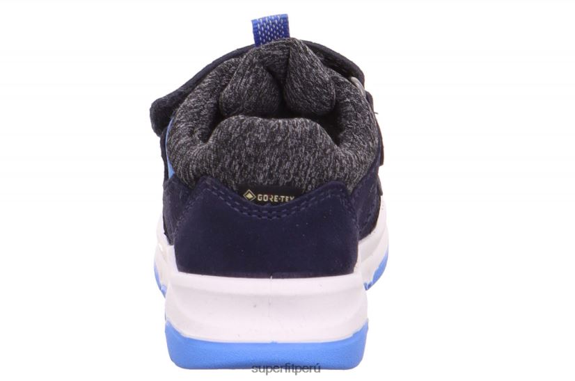 educación física Superfit bebés cooper - zapatillas bajas con cierre de velcro azul/azul claro V06L24427 zapatillas bajas