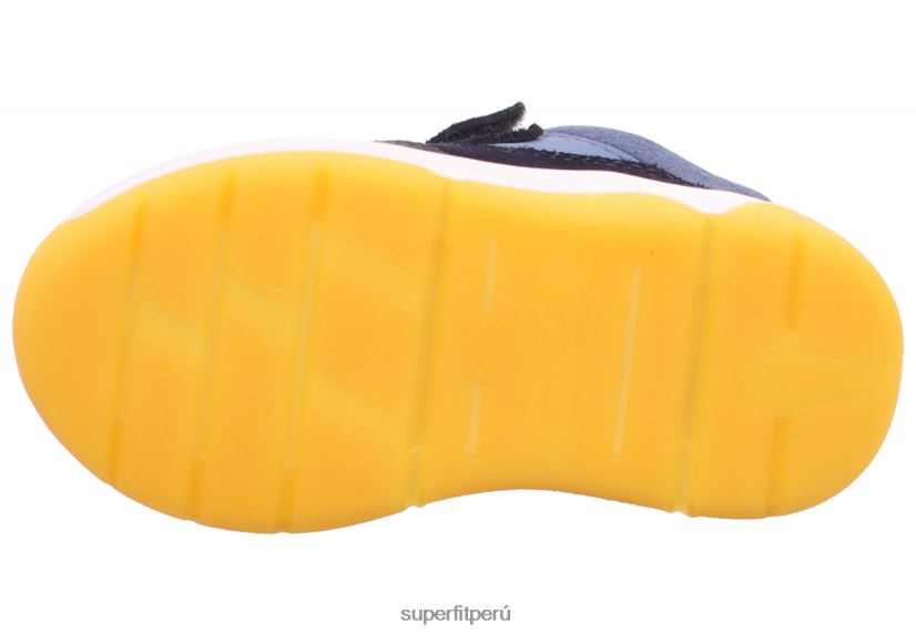 educación física Superfit bebés cooper - zapatillas bajas con cierre de velcro azul/naranja V06L24283 zapatillas bajas