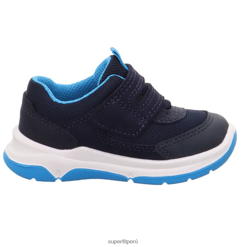 educación física Superfit bebés cooper - zapatillas bajas con cierre de velcro azul/turquesa V06L24334 zapatillas bajas