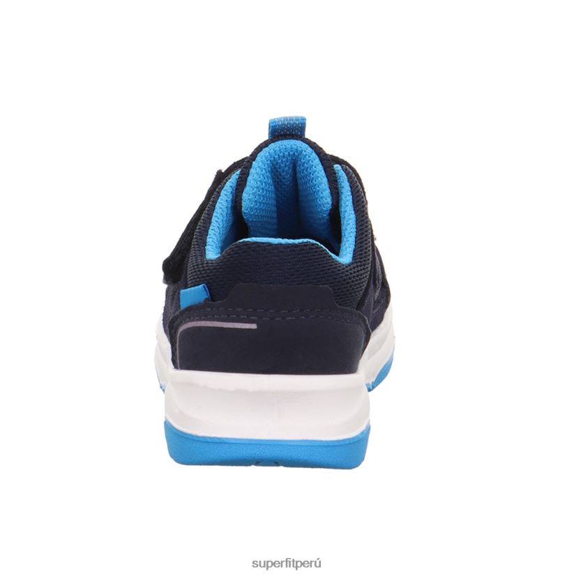 educación física Superfit bebés cooper - zapatillas bajas con cierre de velcro azul/turquesa V06L24334 zapatillas bajas