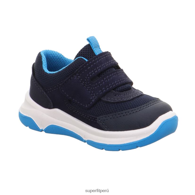 educación física Superfit bebés cooper - zapatillas bajas con cierre de velcro azul/turquesa V06L24334 zapatillas bajas