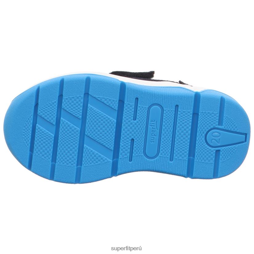 educación física Superfit bebés cooper - zapatillas bajas con cierre de velcro azul/turquesa V06L24334 zapatillas bajas