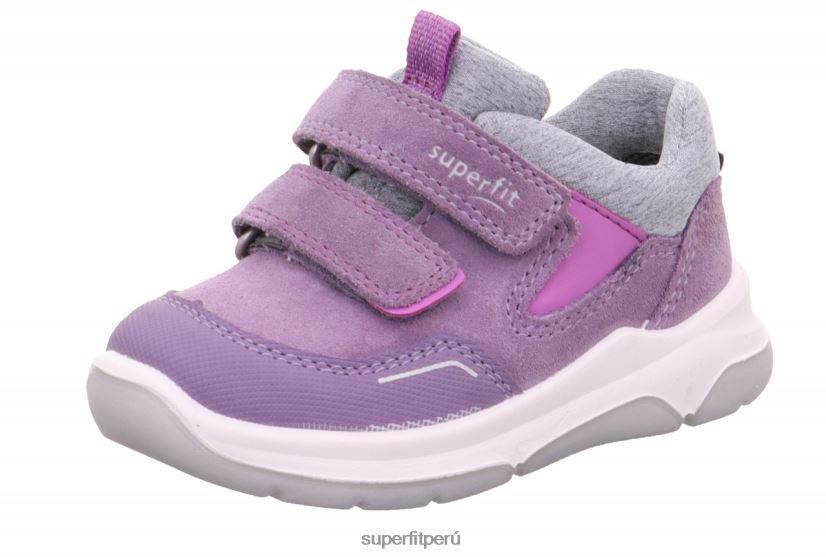 educación física Superfit bebés cooper - zapatillas bajas con cierre de velcro púrpura V06L24270 zapatillas bajas