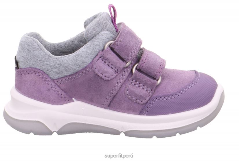 educación física Superfit bebés cooper - zapatillas bajas con cierre de velcro púrpura V06L24270 zapatillas bajas