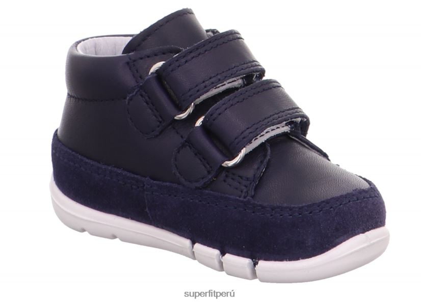 educación física Superfit bebés flexy - zapatillas bajas con cierre de velcro azul V06L24353 zapatillas bajas