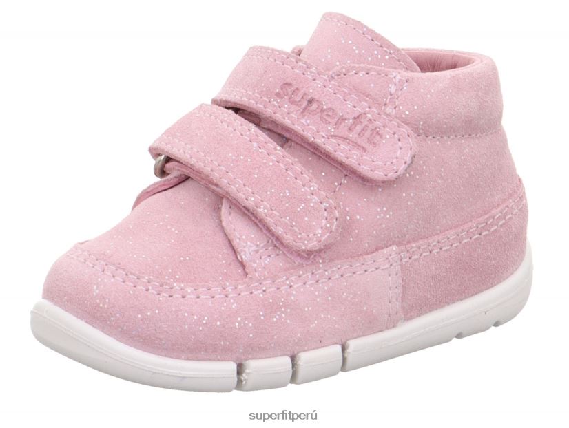 educación física Superfit bebés flexy - zapatillas bajas con cierre de velcro rosa V06L24268 zapatillas bajas