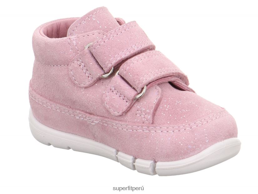 educación física Superfit bebés flexy - zapatillas bajas con cierre de velcro rosa V06L24268 zapatillas bajas