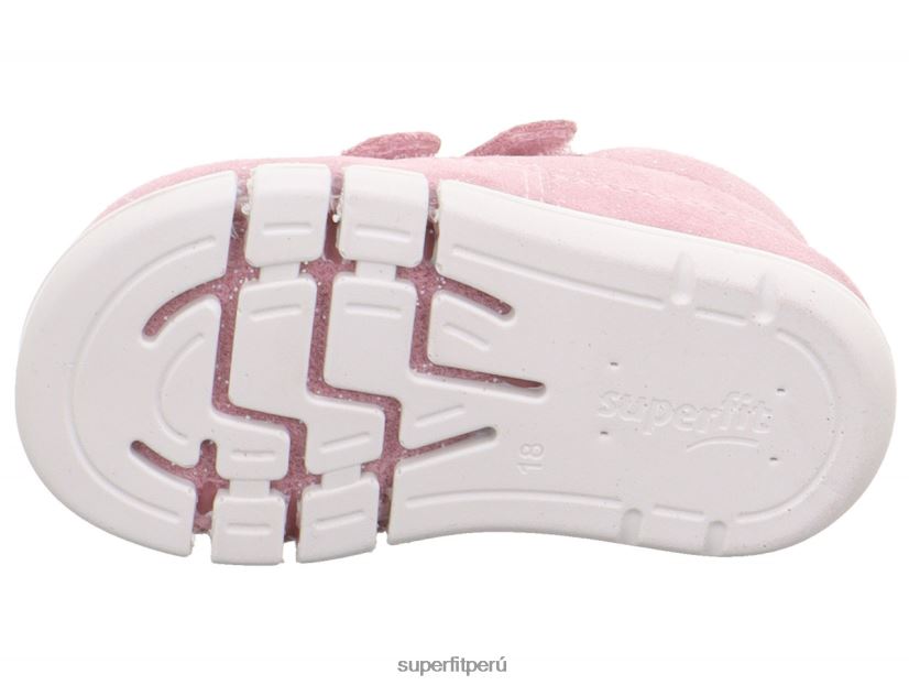 educación física Superfit bebés flexy - zapatillas bajas con cierre de velcro rosa V06L24268 zapatillas bajas