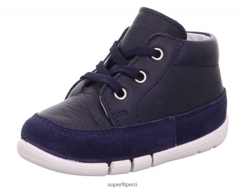 educación física Superfit bebés flexy - zapatillas bajas con cordones azul V06L24354 zapatillas bajas