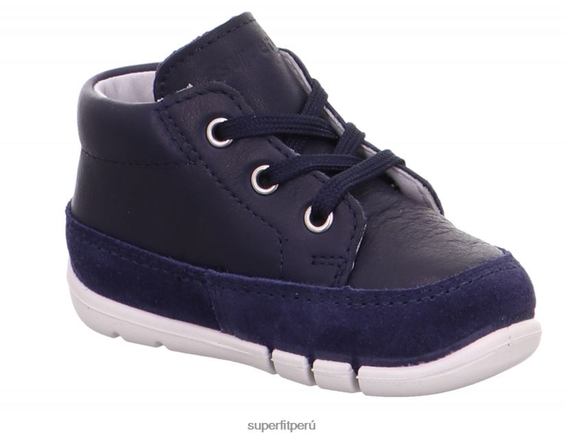 educación física Superfit bebés flexy - zapatillas bajas con cordones azul V06L24354 zapatillas bajas