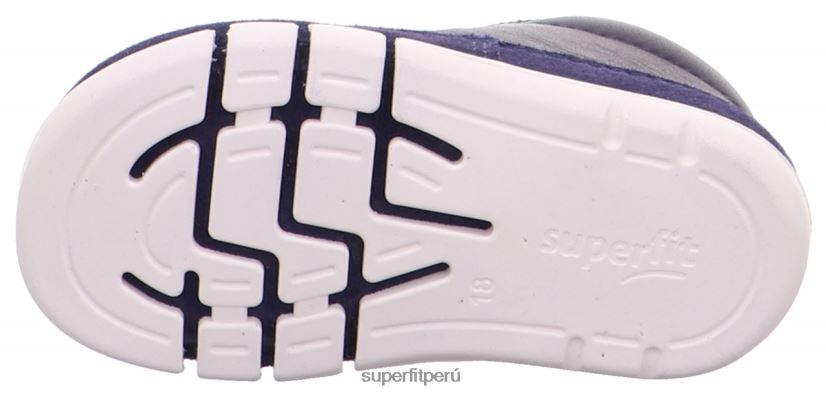 educación física Superfit bebés flexy - zapatillas bajas con cordones azul V06L24354 zapatillas bajas