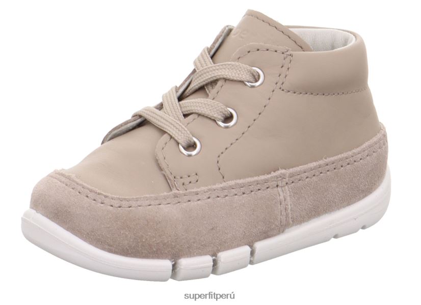 educación física Superfit bebés flexy - zapatillas bajas con cordones beige V06L24275 zapatillas bajas