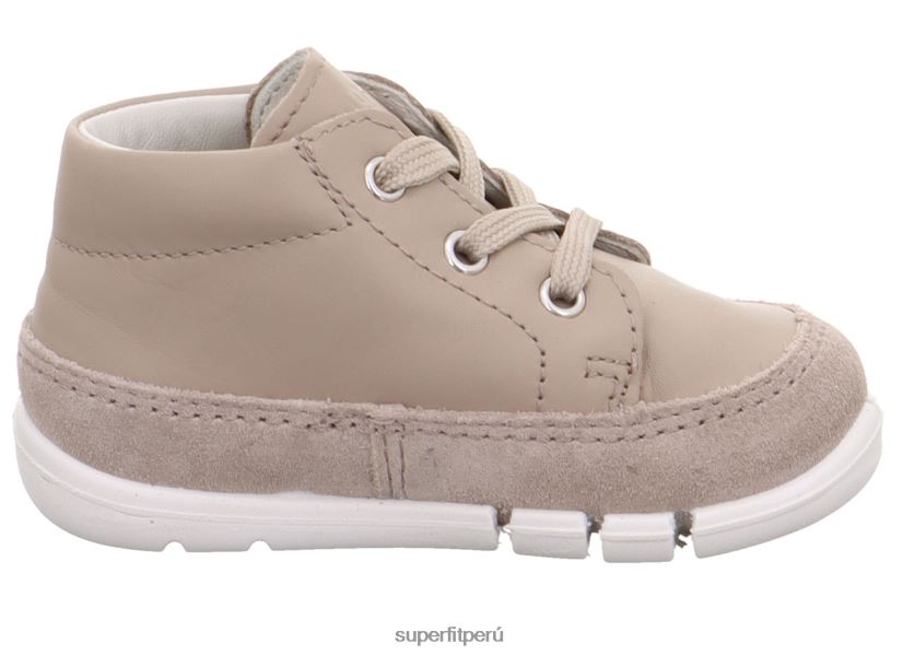 educación física Superfit bebés flexy - zapatillas bajas con cordones beige V06L24275 zapatillas bajas