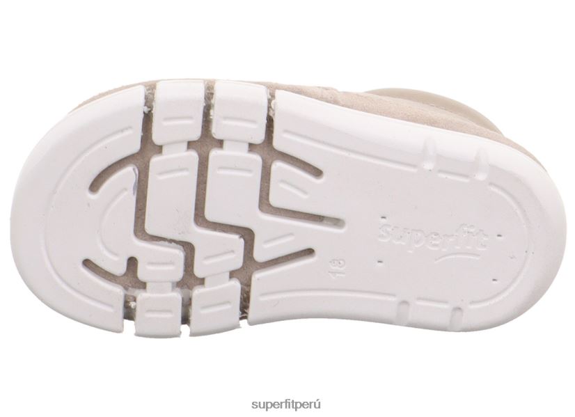 educación física Superfit bebés flexy - zapatillas bajas con cordones beige V06L24275 zapatillas bajas