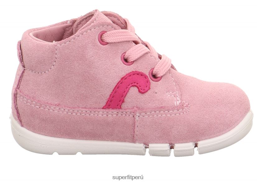 educación física Superfit bebés flexy - zapatillas bajas con cordones rosa V06L24277 zapatillas bajas