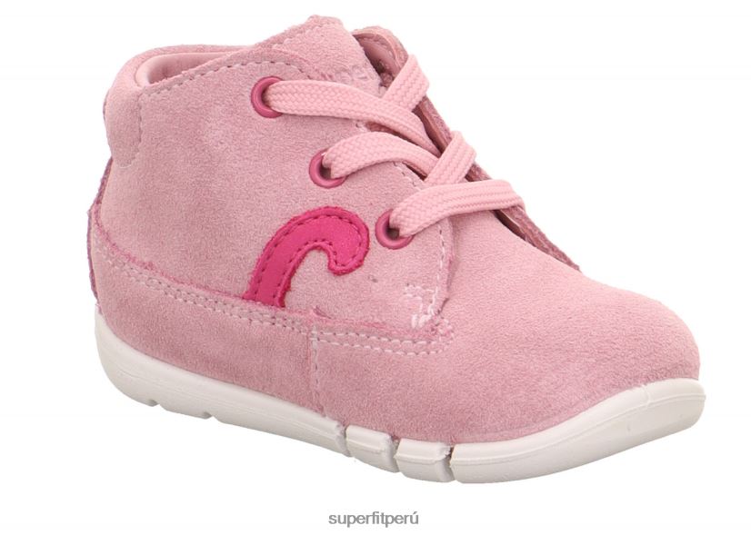 educación física Superfit bebés flexy - zapatillas bajas con cordones rosa V06L24277 zapatillas bajas