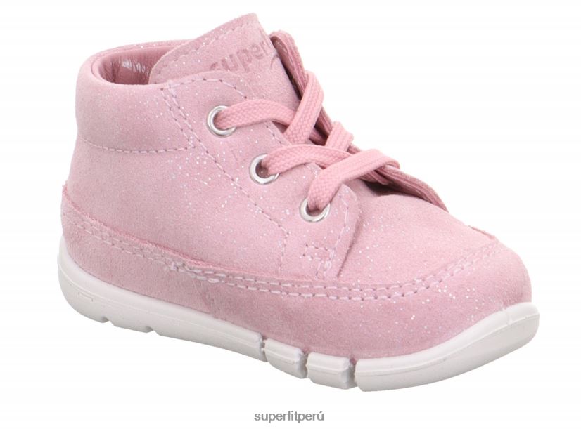 educación física Superfit bebés flexy - zapatillas bajas con cordones rosa V06L24319 zapatillas bajas